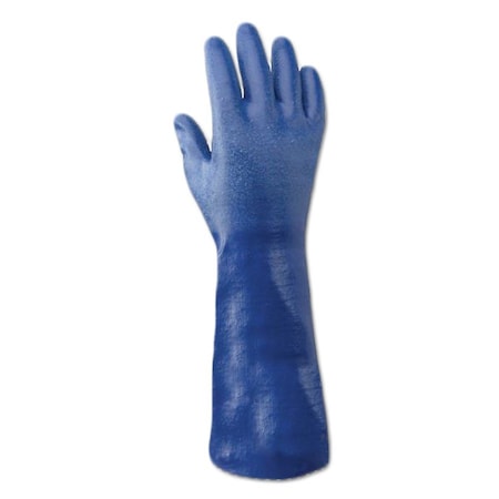 Showa Chemical Resistant Gloves, Blue, 11, 12 PK NSK24-11